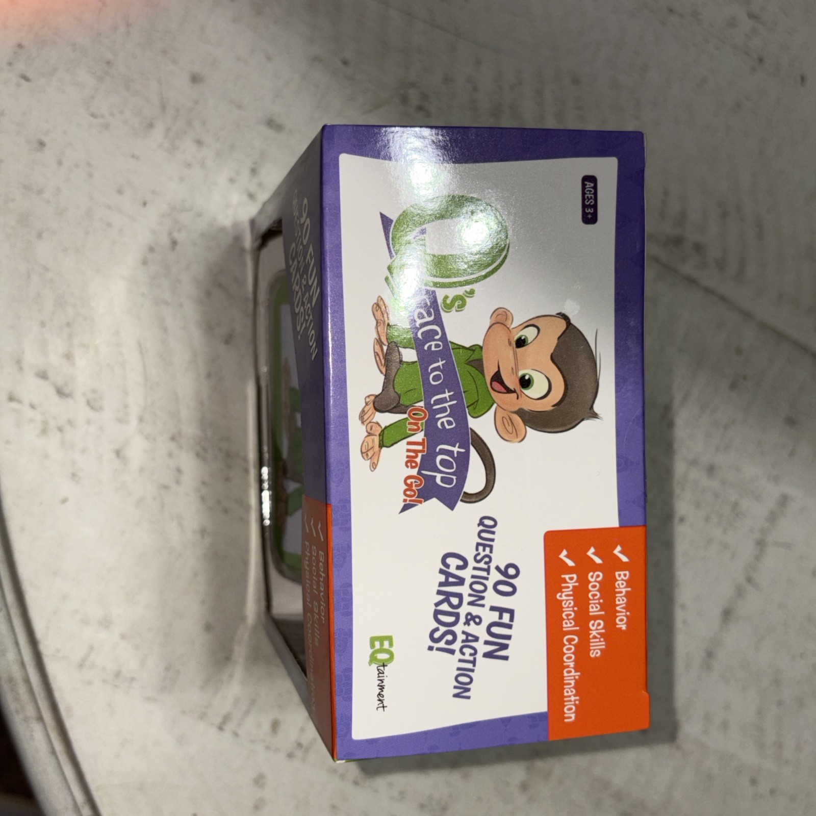 EQtainment Q’s Race to the Top On The Go 90 Question Action Cards NEW