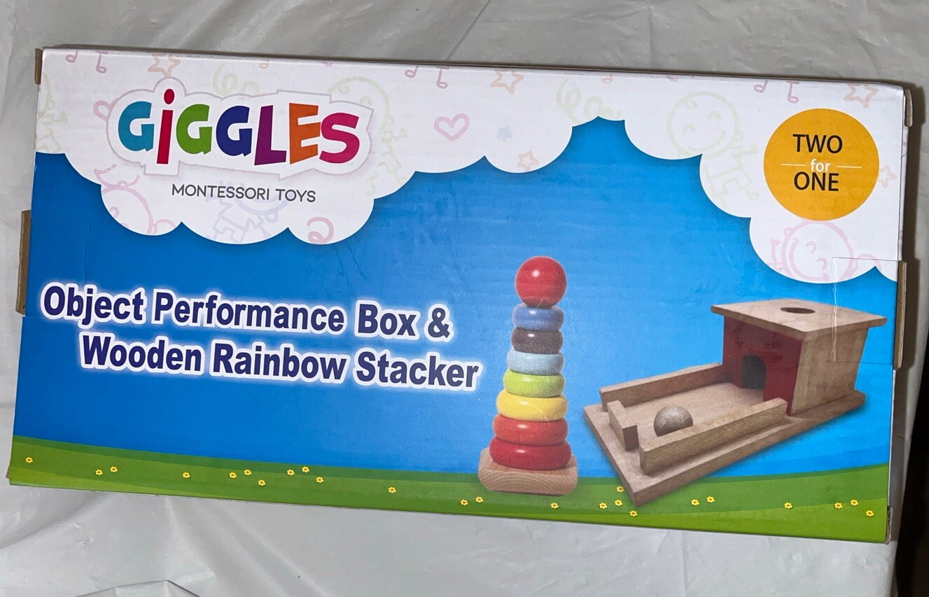 GIGGLES Montessori Toy 2 For 1 NWB Learning Fun For Kids! FREE SHIPPING