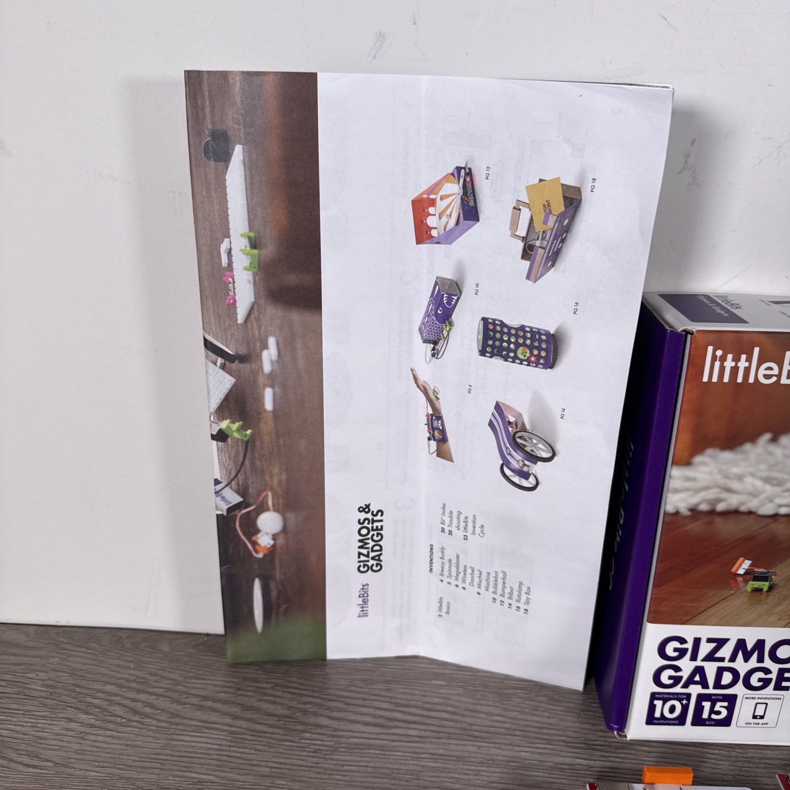 NEW Little Bits Gizmos & Gadgets Kit, STEM – Electronic Bitbot Makers Toy
