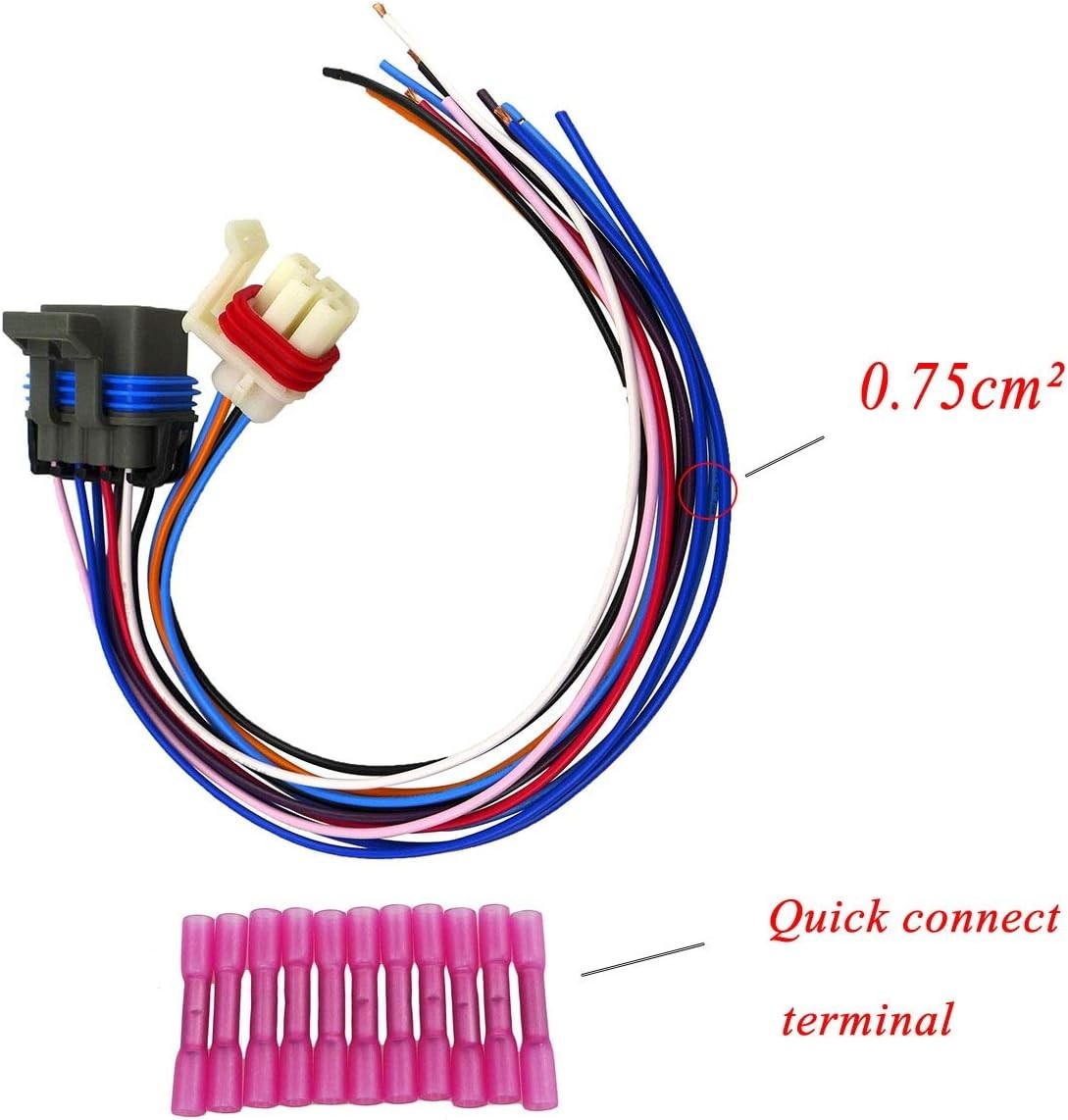 Transmission Pigtail Kit for GM 4-speed Automatic 1995 to 2004 4L60e 4L80e, Wire