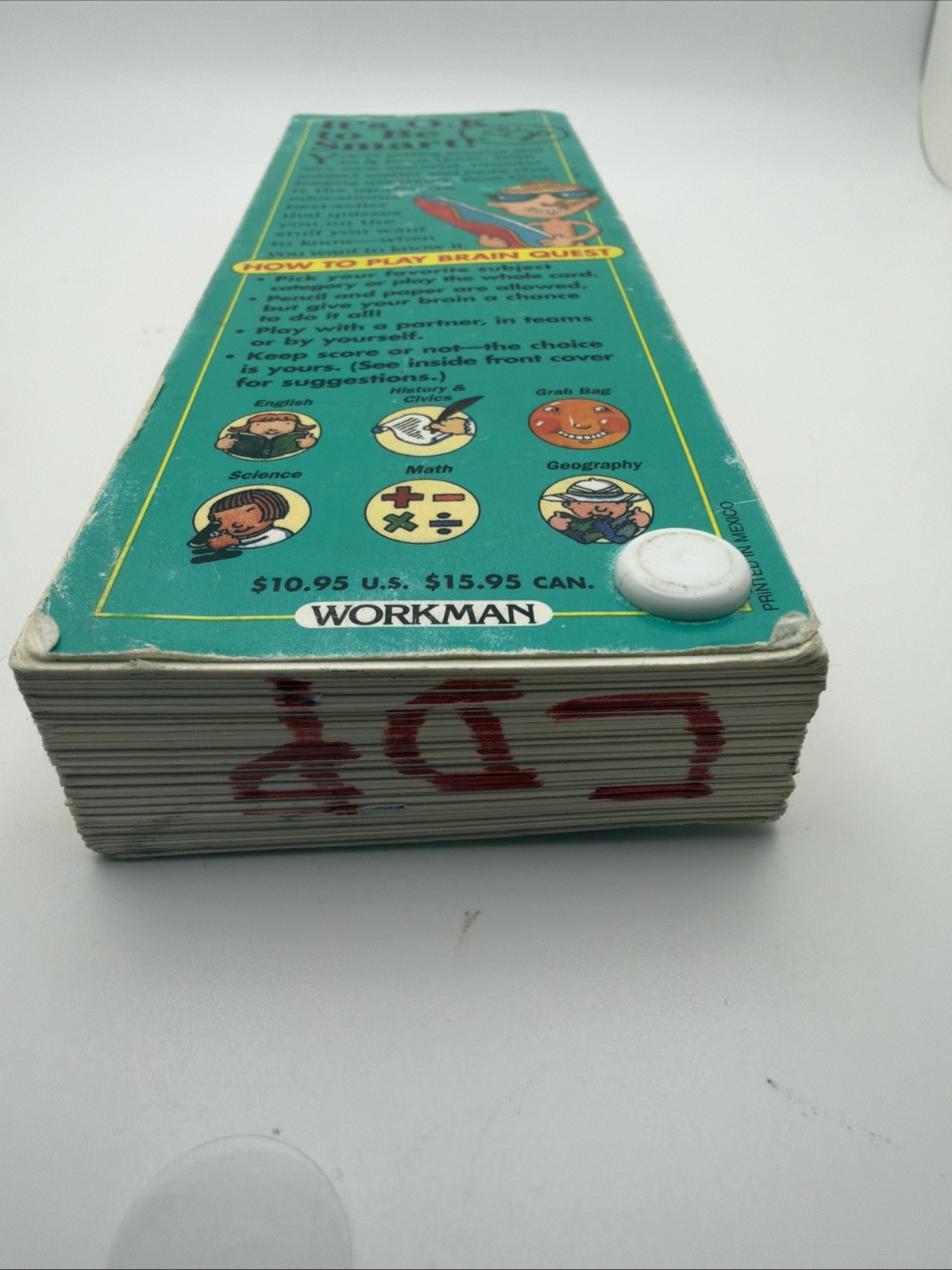 Brain Quest Game Workman 740 Questions Answers “It’s OK To Be Smart” Edition