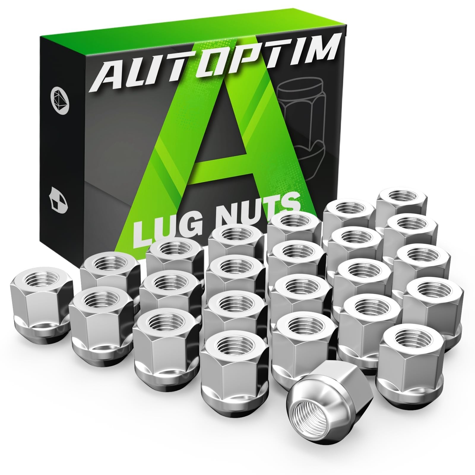 24PCS M14x1.5 Open End Lug Nuts Replacement Chevy Silverado 1500 Tahoe SUV NEW