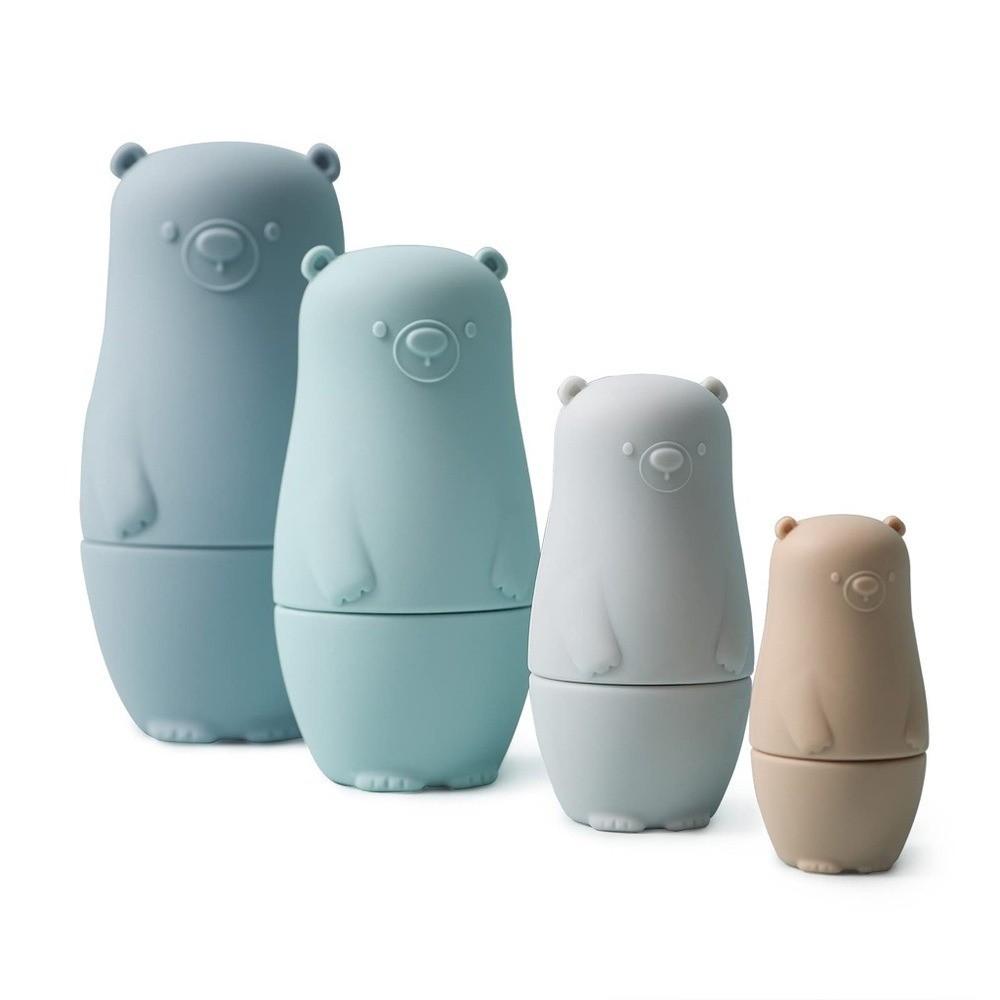 SILICONE BEAR SHAPED NESTING DOLLS