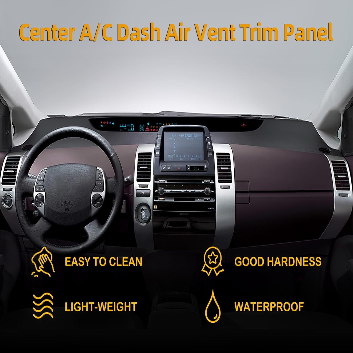 Toyota Dash AC Vent Trim Panel Center A/C Air Vent Cover Interior Decoration
