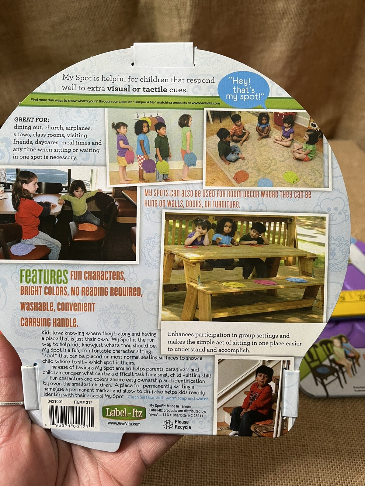 My Spot Children Seat Arrangement Daycare Personal Space Distance Lot 6 Colors