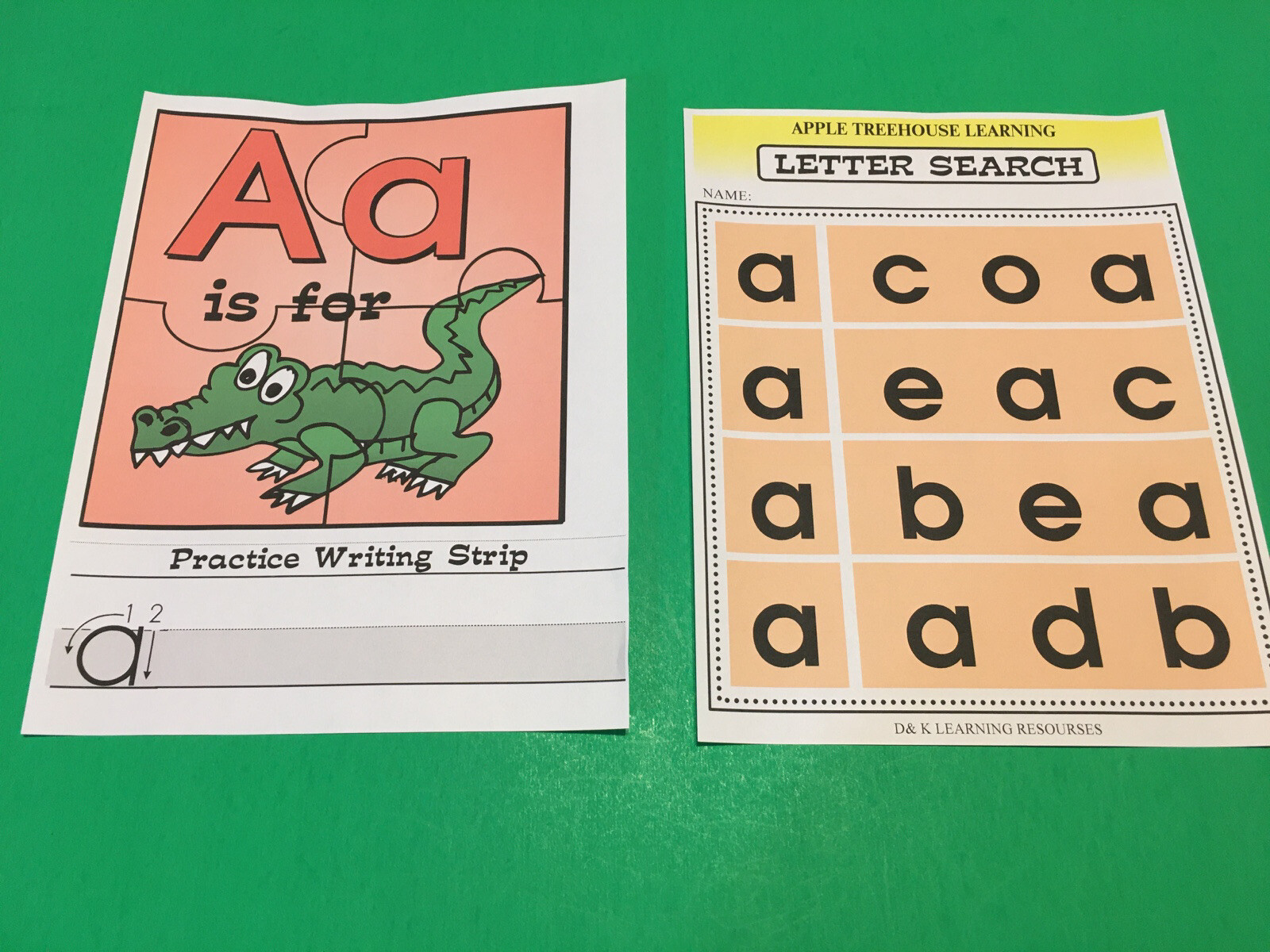 Apple Treehouse Preschool Bundle – Complete Set – A – Z Worksheets – 520 pgs