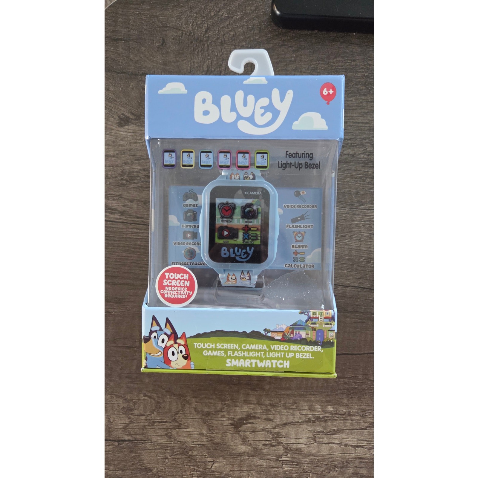 Bluey Kids Smartwatch Camera Fun Games Alarm Interactive Rechargeable New