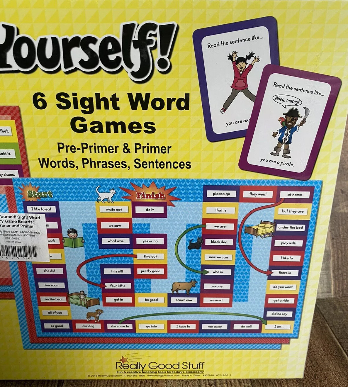 Really Good Stuff Express Yourself 6 Sight Word Games New In Box