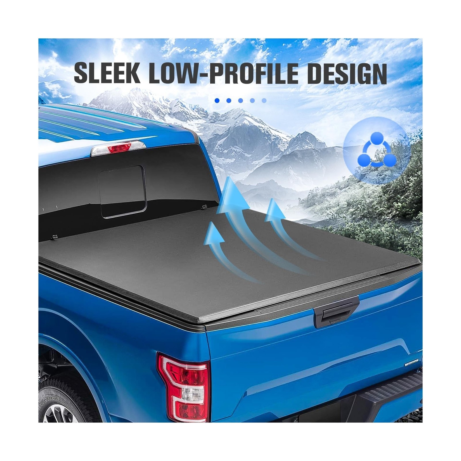 Soft Tonneau 6FT Fit 83-11 Ford Ranger & 94-09 Mazda B2300/4000, Fleetside