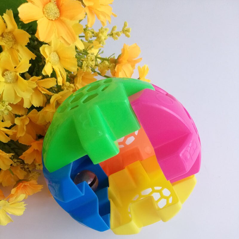 Plastic Bell Ball Rattle Baby Kids Assembling Block Newborn Educational Toys NEW