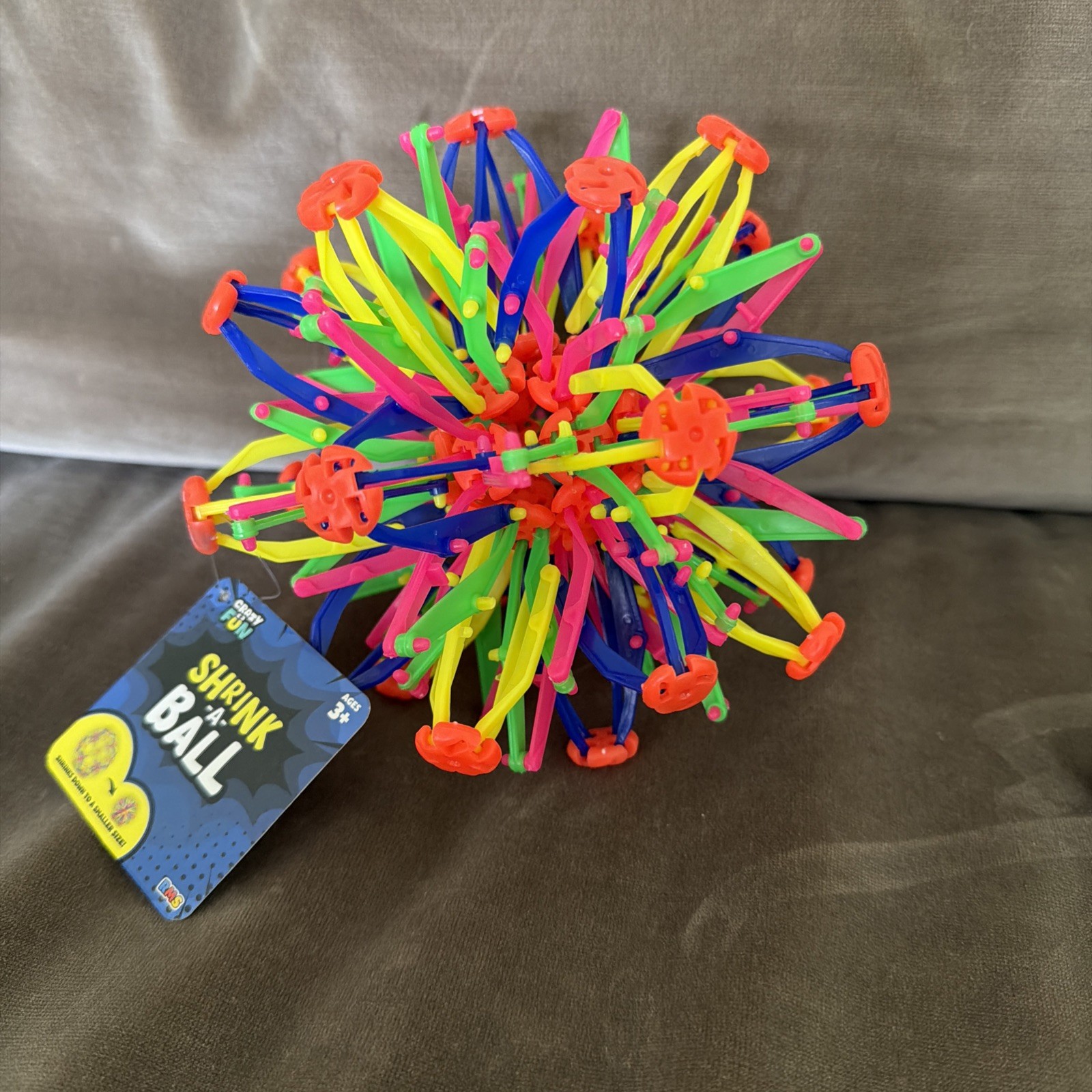 Mini Rainbow Ball RMS– Expanding Colorful Sphere Toy – Original Classic unused