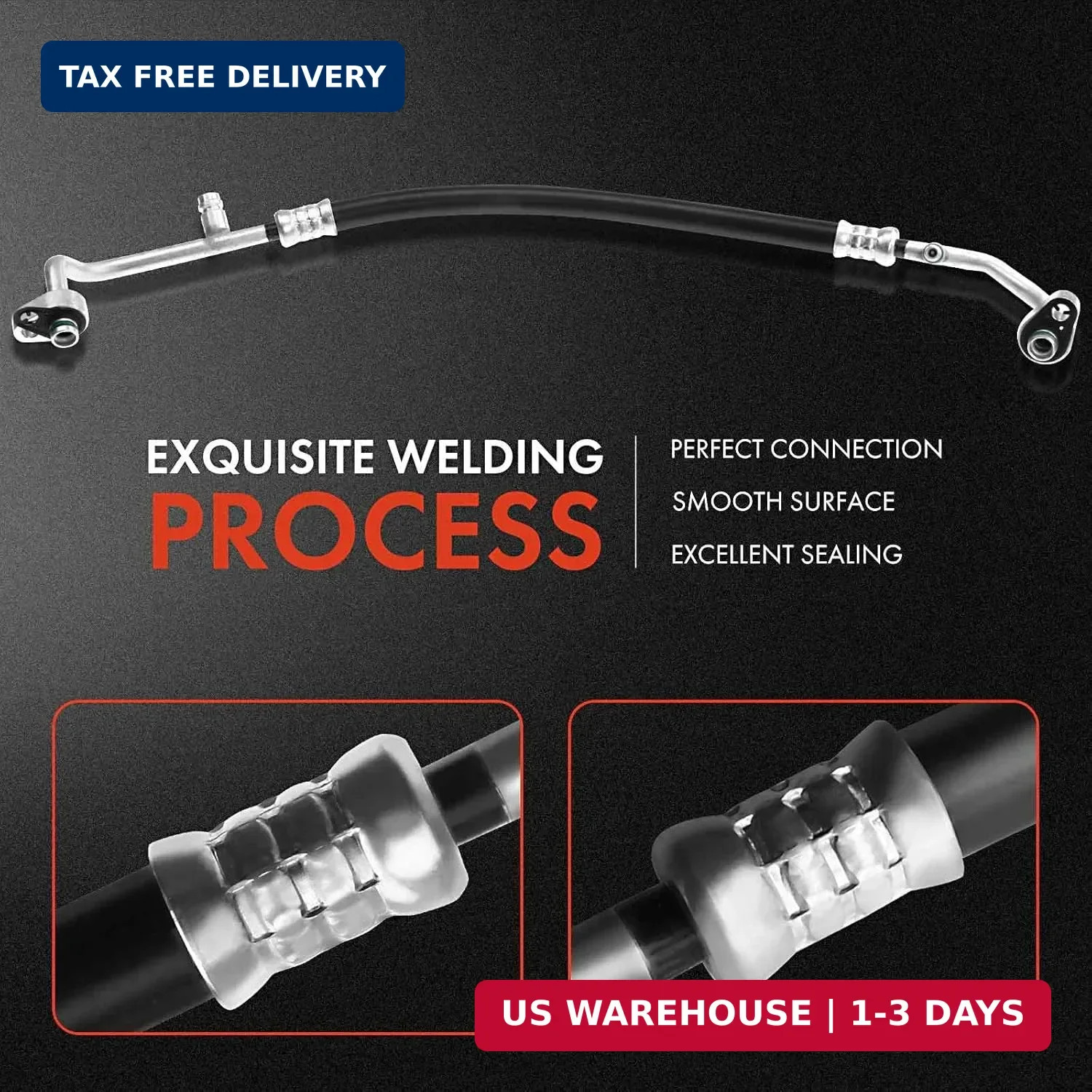 A-Premium A/C Discharge Line Hose Assembly Compatible with Honda Civic, 2006-201