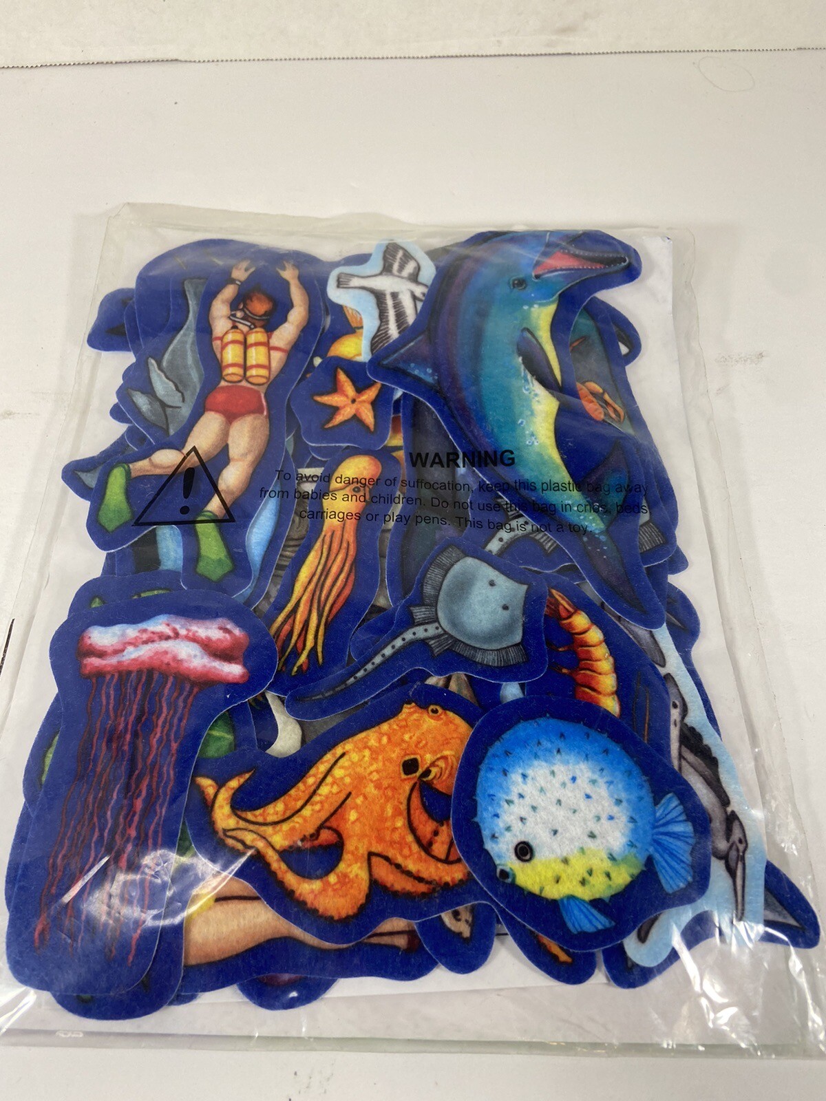 NEW Little Folk Visuals Pre-Cut Sea Life, 40 Colorful Pieces