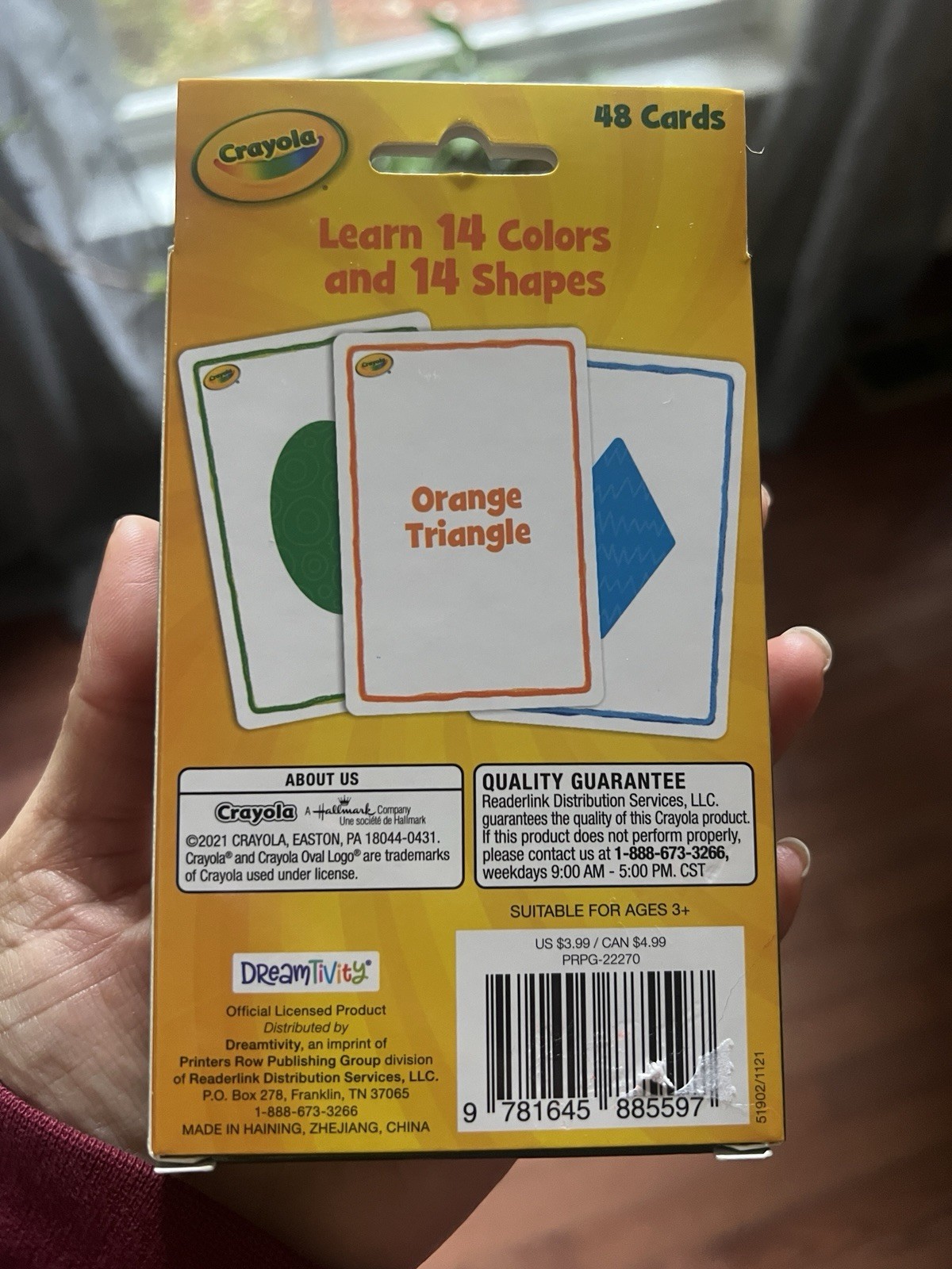 Crayola Colors & Shapes Flash Cards Set, 48 Cards, Ages 3+ Years lot of 6