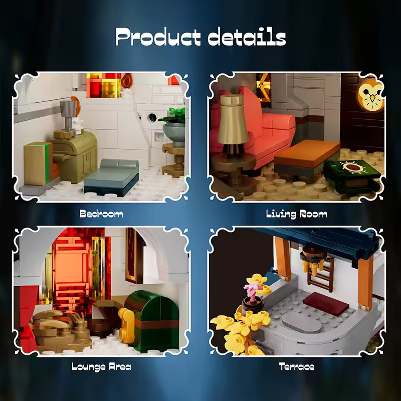 Magic Owl House Building Blocks Kits Assembly Street View Bricks Mystic Forest