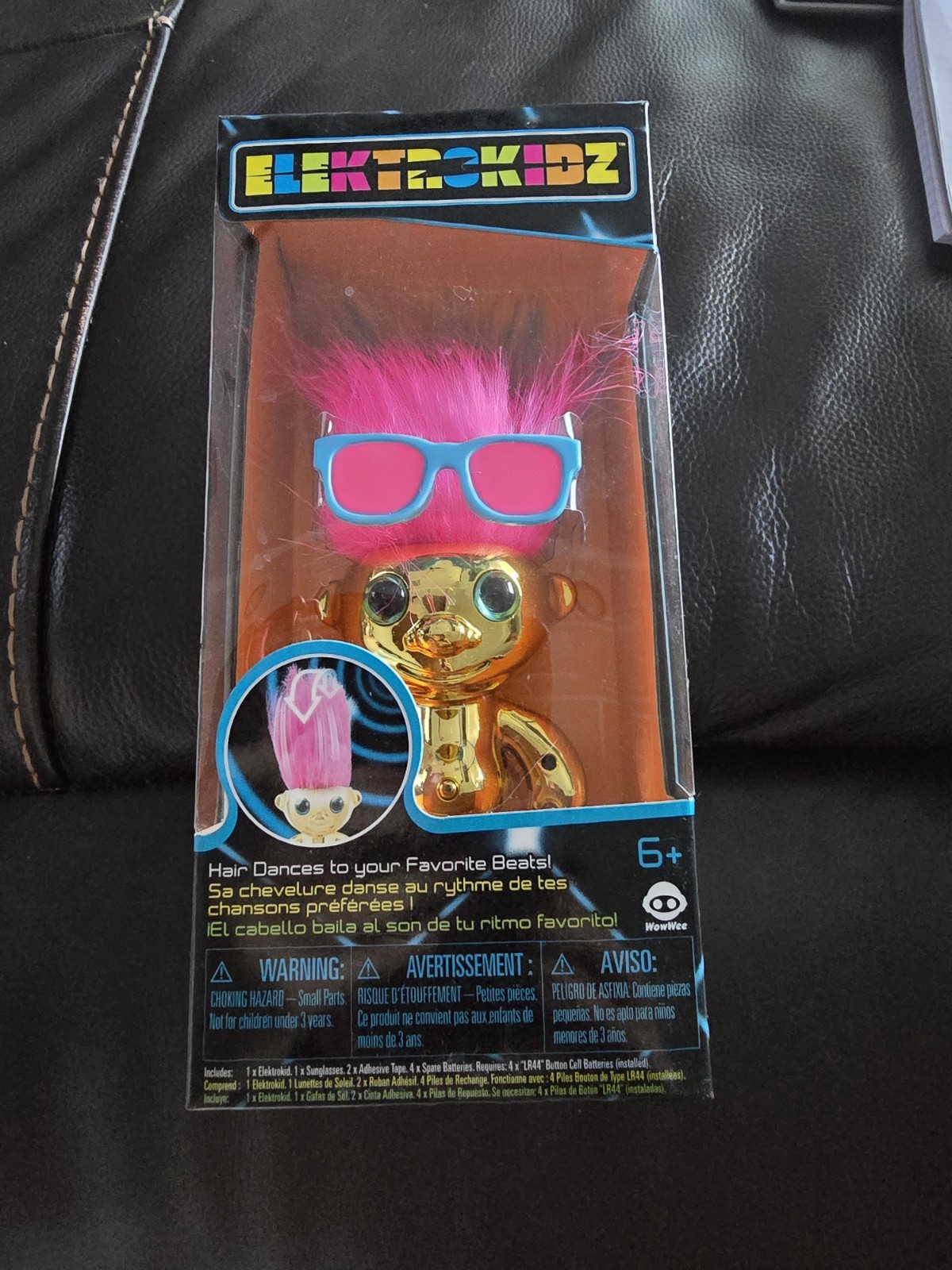 WowWee ElektroKidz Dancing Troll Toy, Gold Gloss 2013 New Sealed Mint Fast Ship