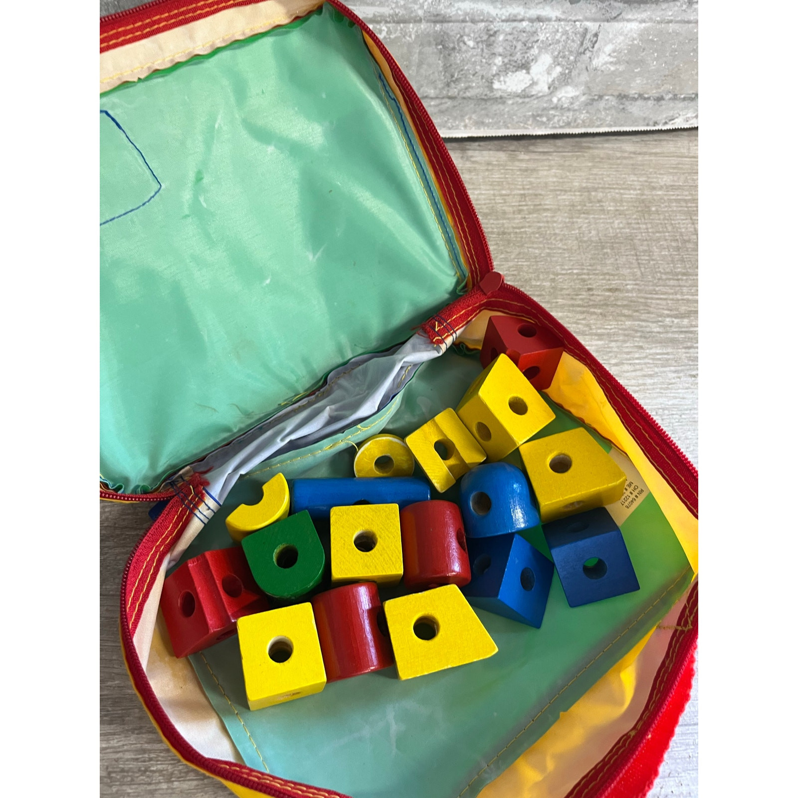 MyKids Stringles Wooden Beads & Strings Set – Educational Toy for Kids