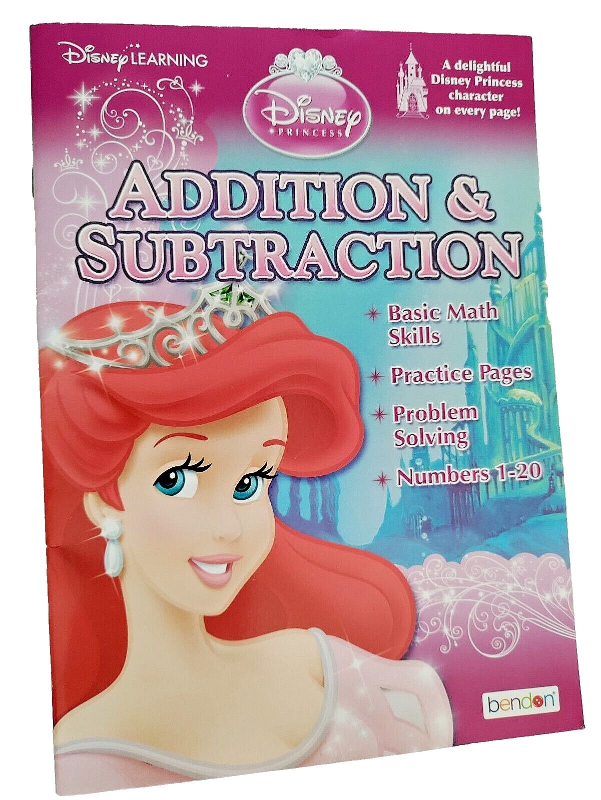 Disney Princess Math, Coloring Pages, Crayons & Minnie Colors, Shapes: Set of 4