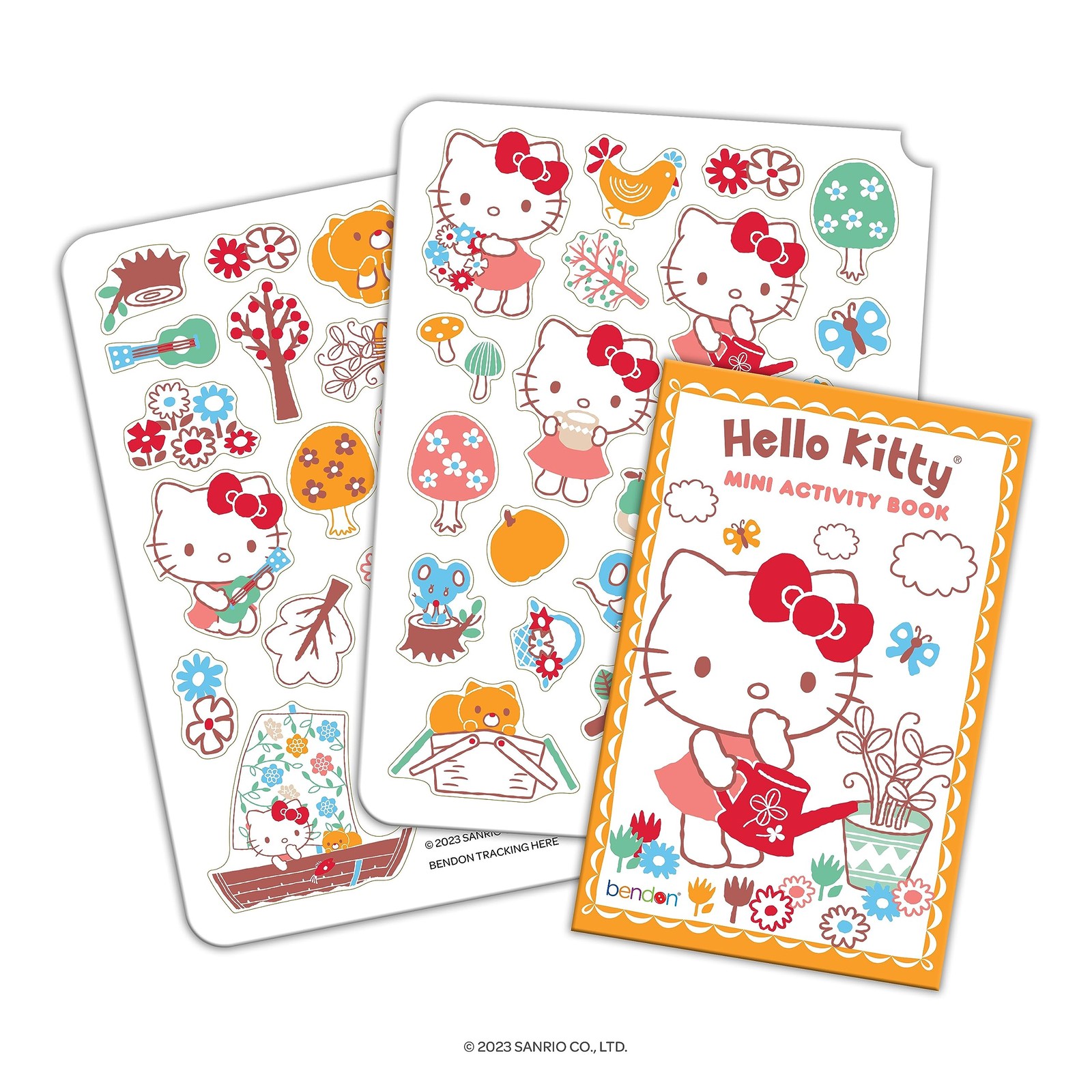 Hello Kitty Magnetic Tin Play Set With Activity Book And Illustrated Magnets