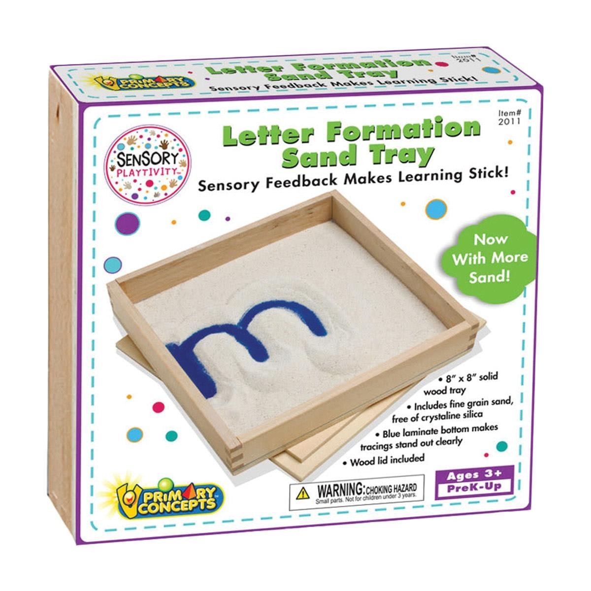 Primary Concepts Sensory Letter Formation Sand Tray
