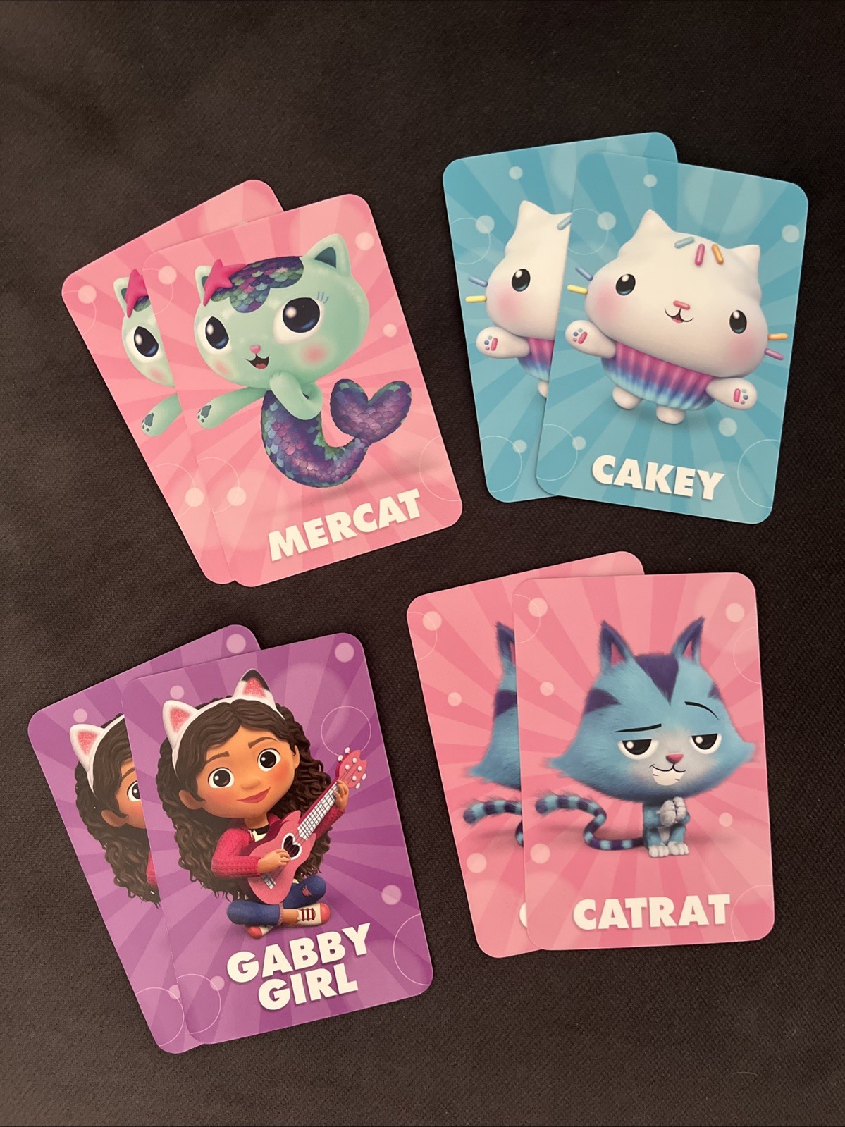 Gabby’s Dollhouse Meow-Meow Match Memory Game Pack 36 Learning Cards New In Box