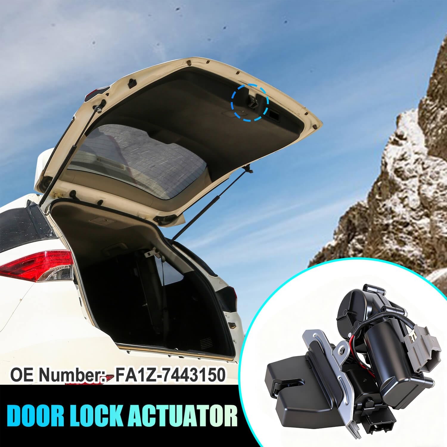 Liftgate Hatch Lock Latch Actuator, Compatible for Ford Escape 2017-2019 Tail…