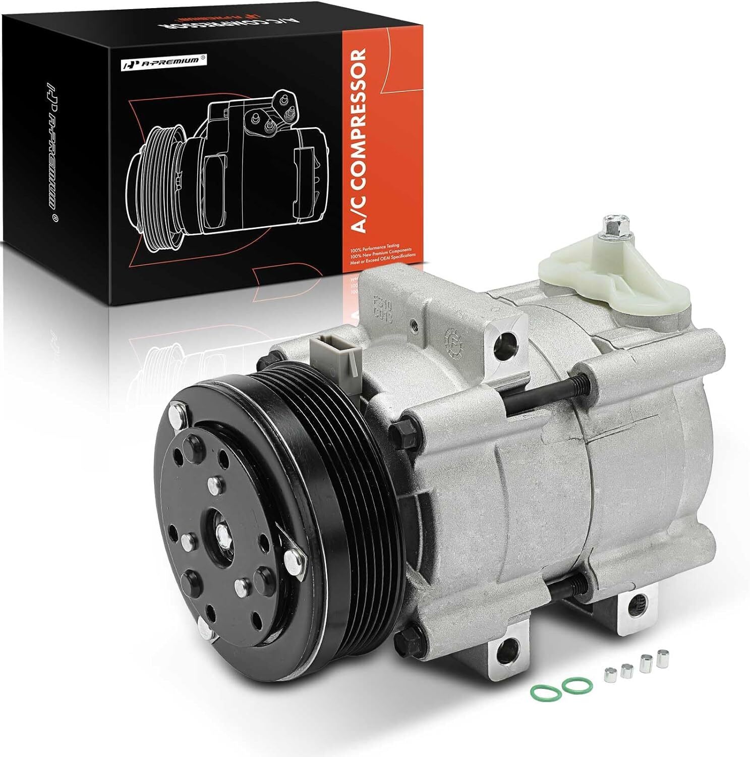 APM A/C Compressor Compatible with Ford F-150 F-250 F-350 Super Duty,