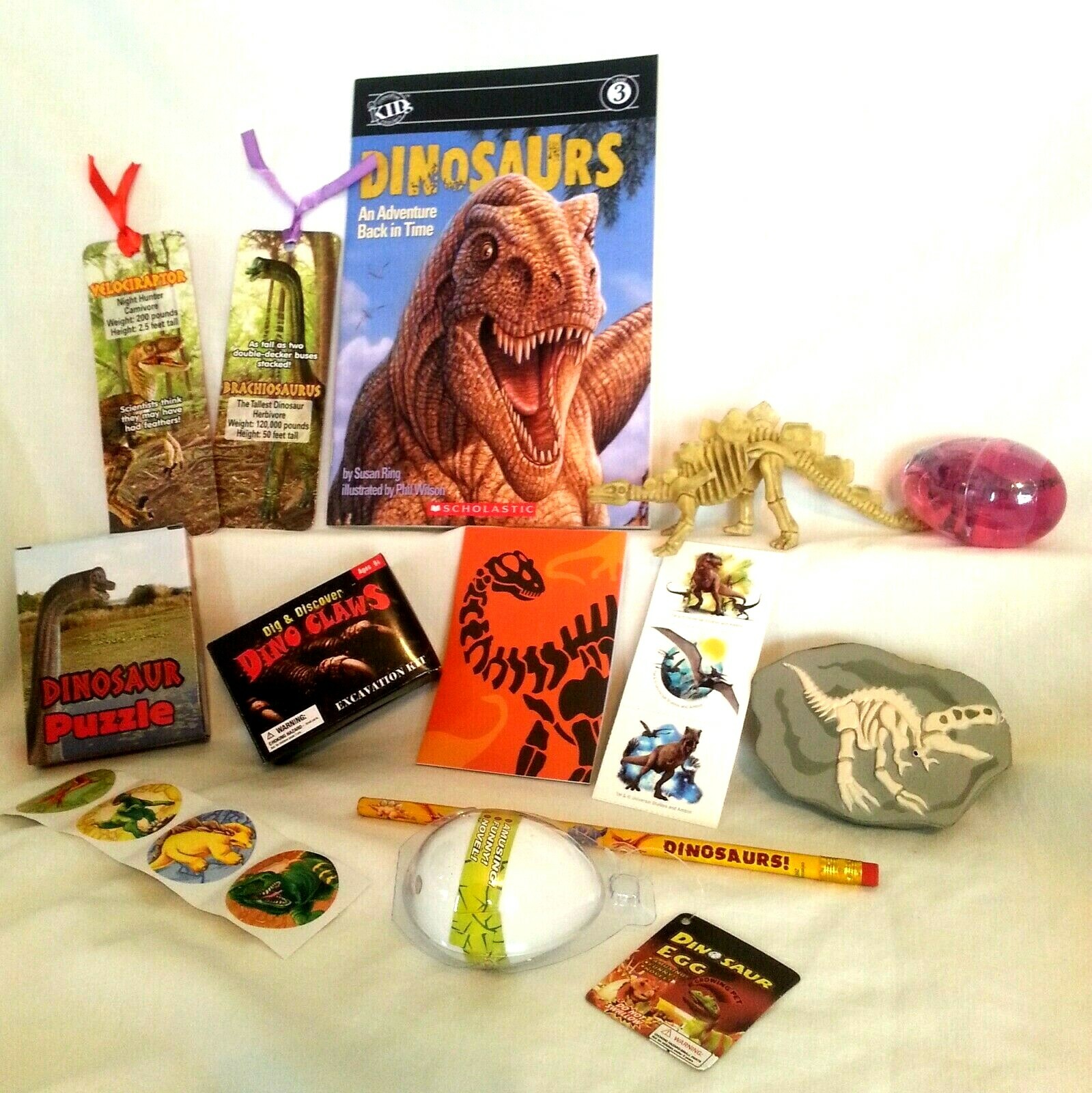 Dig Discover Dino-Mite Dinosaur Fossils Educational Gift 18 items Teacher Summer