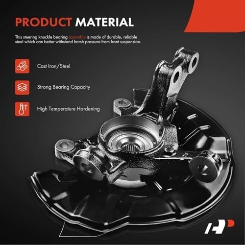 2 x Front Left and Right Steering Knuckle & Wheel Bearing Hub Assembly Toyota…