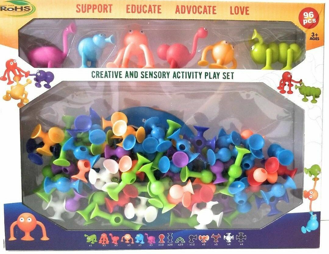 Building Suction Cups – Sensory Toy – Kids toys – 96 PIECES
