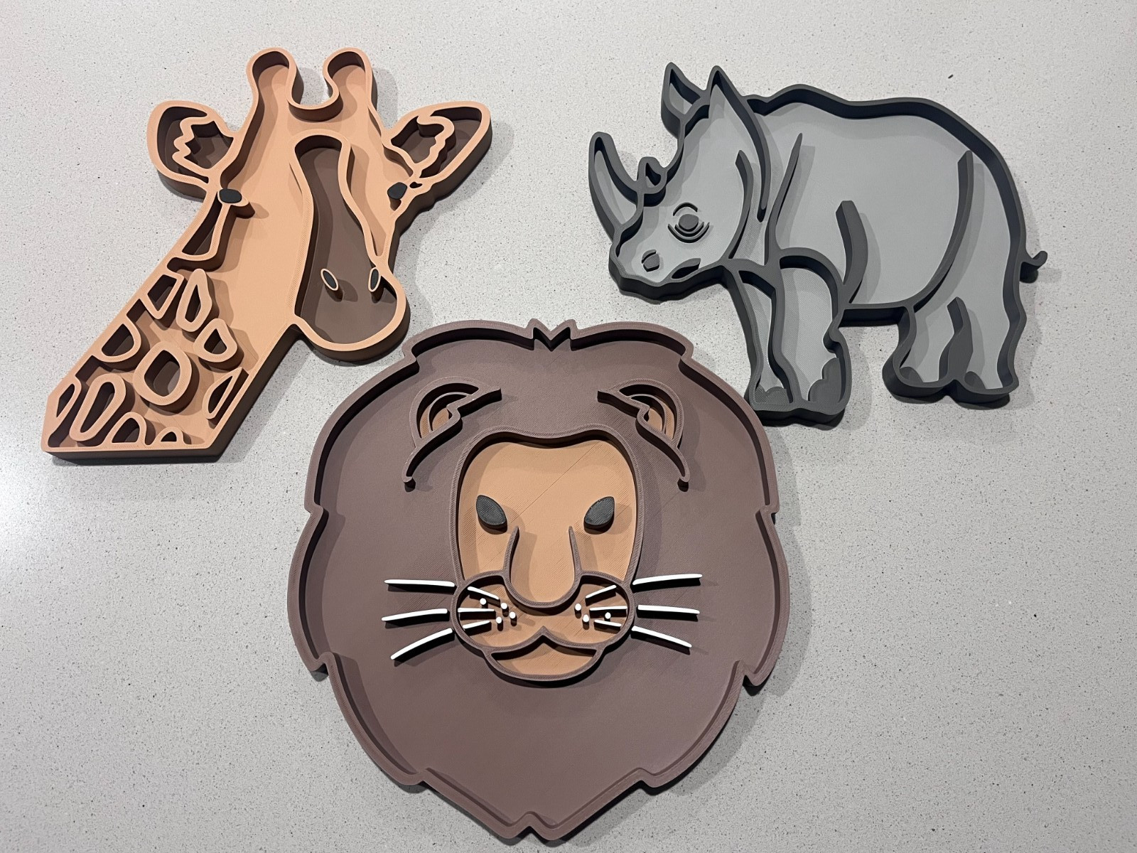 Safari Sensory Play Set Kids Montessori Fine Motor Skills Sensory Bin Toy AU