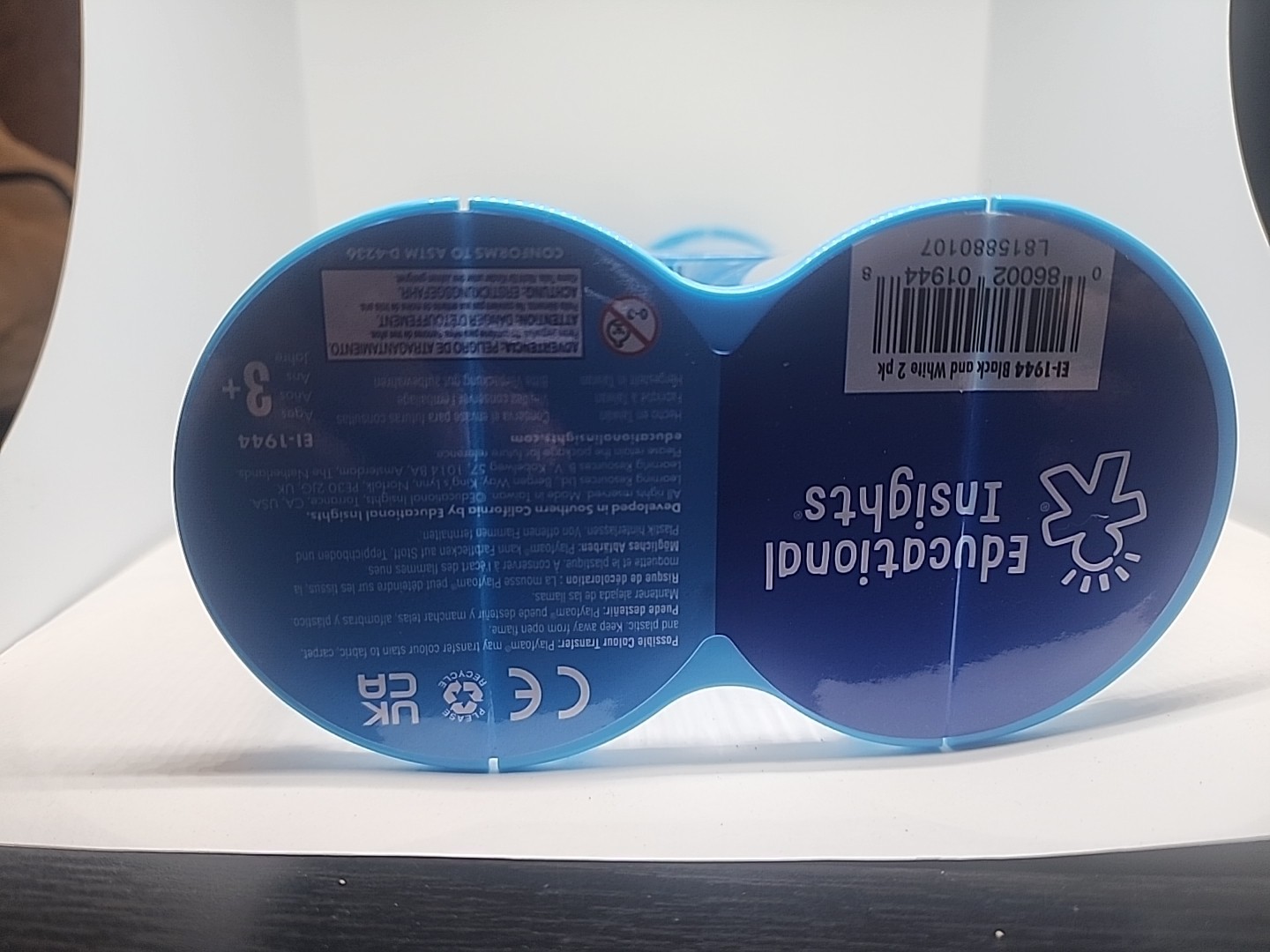 Educational Insights Pluffle Black & White Sensory Bin