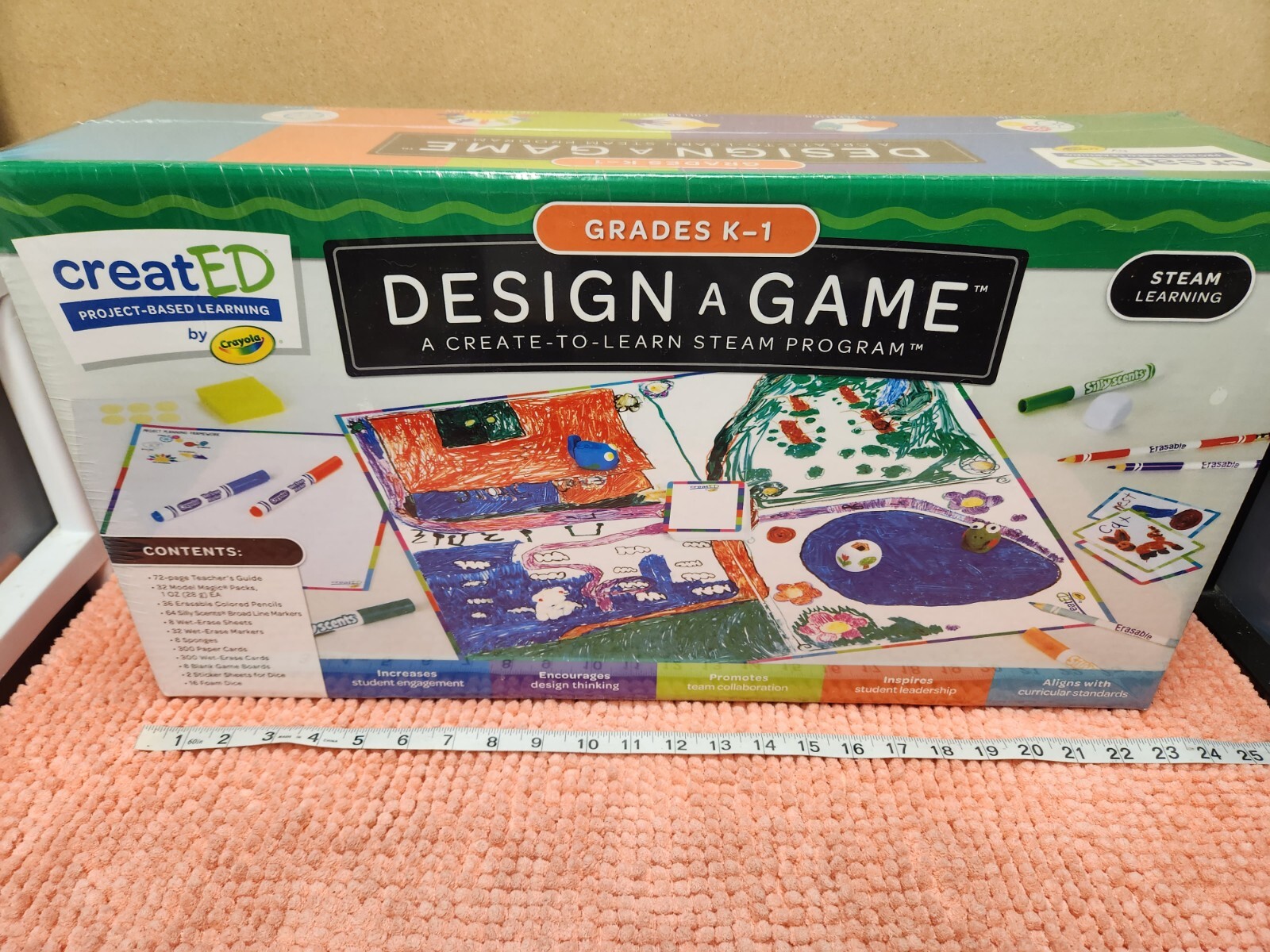 Crayola CREATED “Design A Game” Creat To Learn Steam Program Kit Grade K-1 NEW