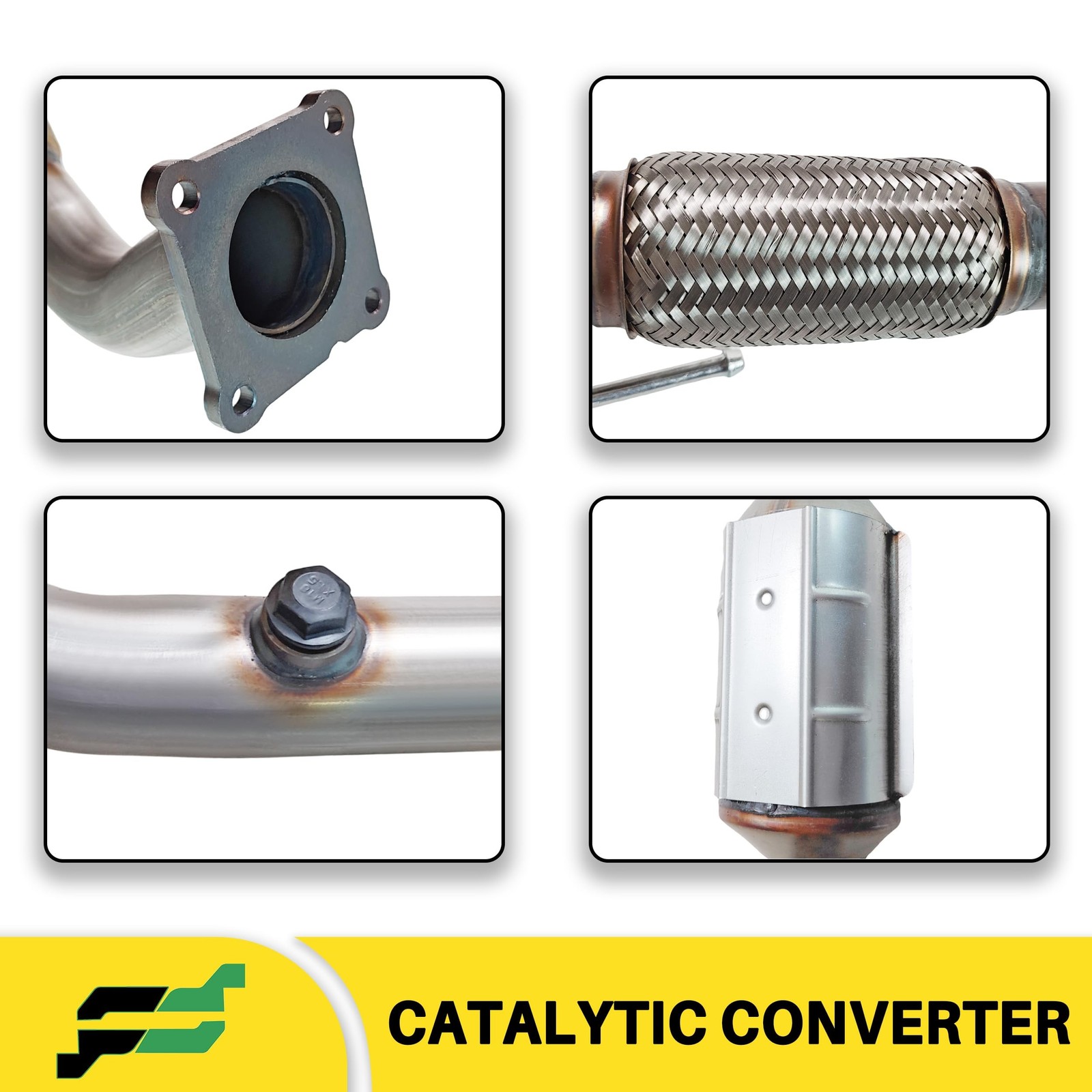 Catalytic Converter Compatible with Volkswagen Golf 2001-2006 2.0L,Volkswagen…