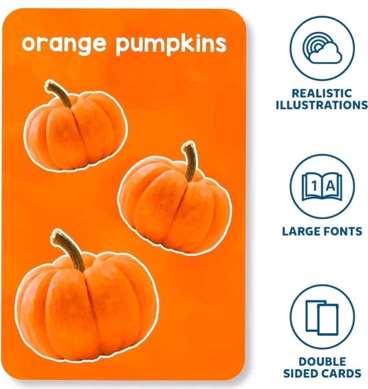 Skillmatics Thick Flash Cards for Toddlers – Letters, Numbers, Shapes & Colors