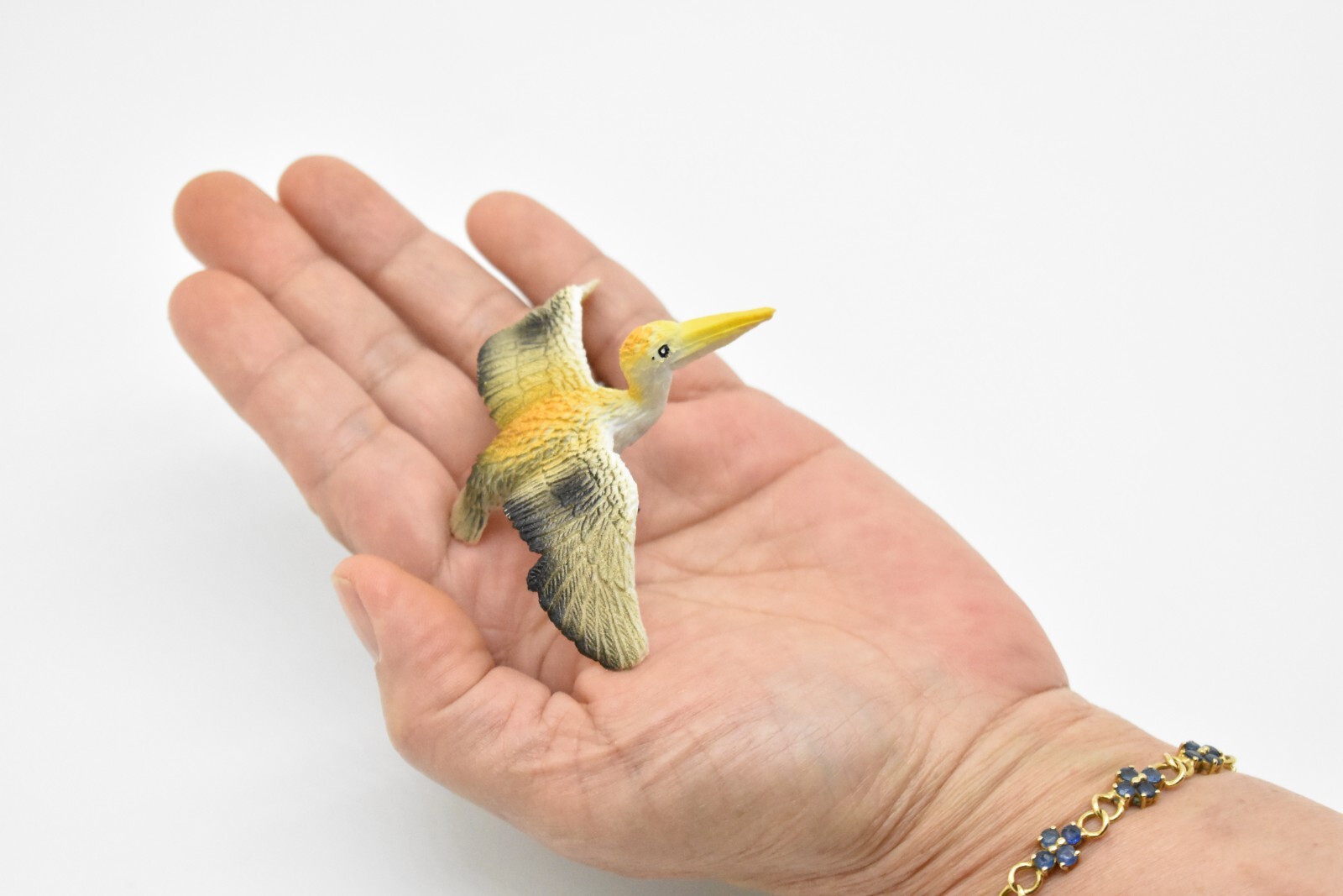 Pelican Toy, Very Nice Rubber Realistic Model 3 1/2″ F608 B132