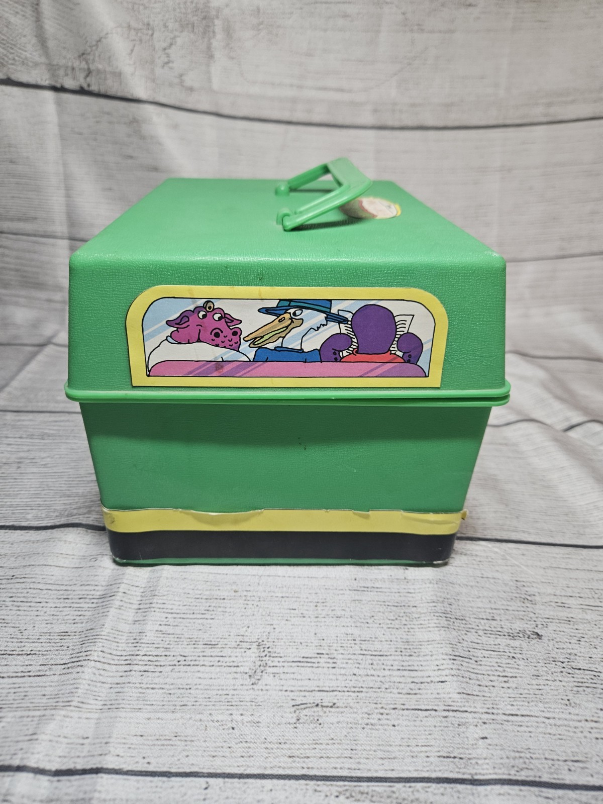 Vintage Sweet Pickles Preschool Program Learning Case Activity Bus Full w/Cards