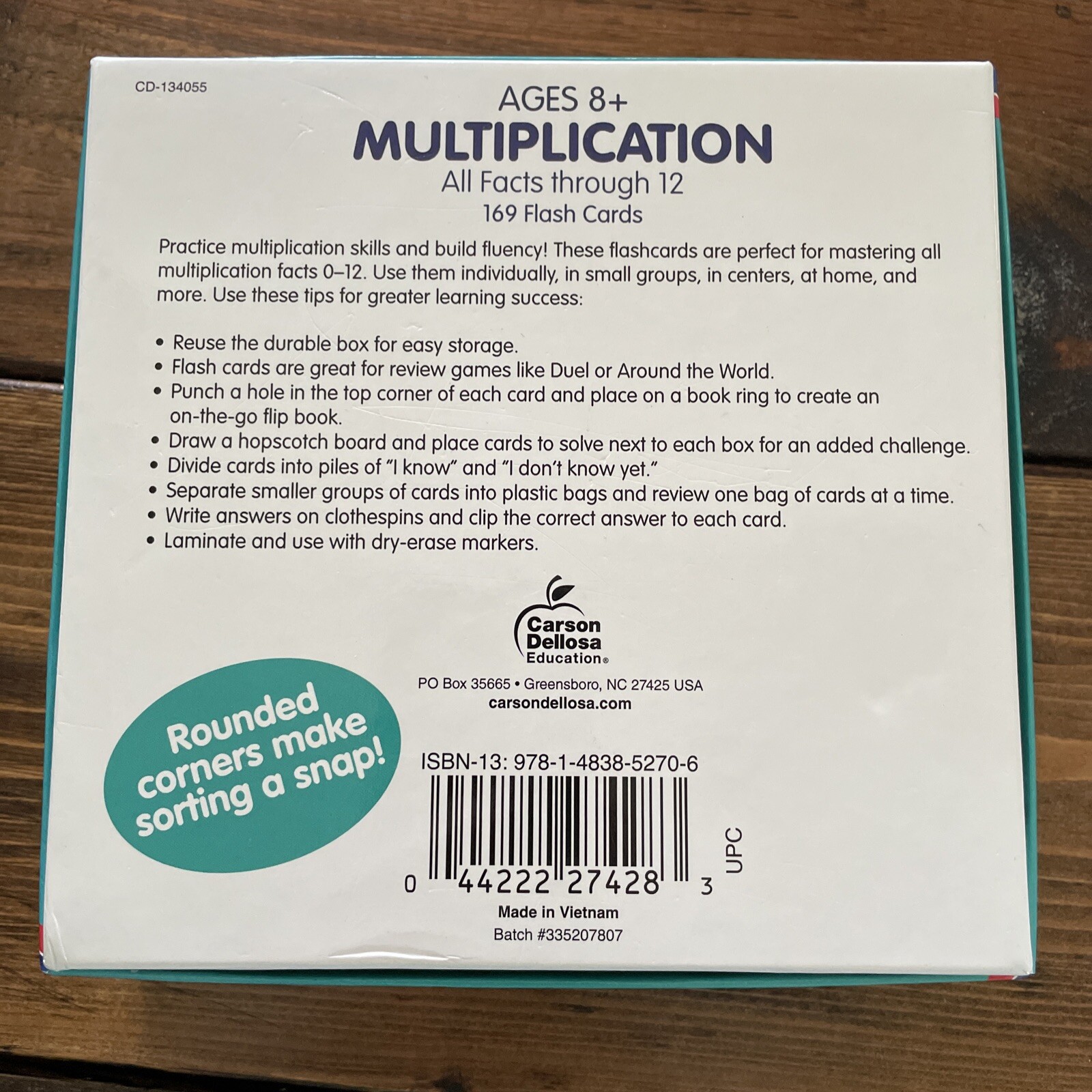 Multiplication Flash Cards and States And Capitals Flash Cards