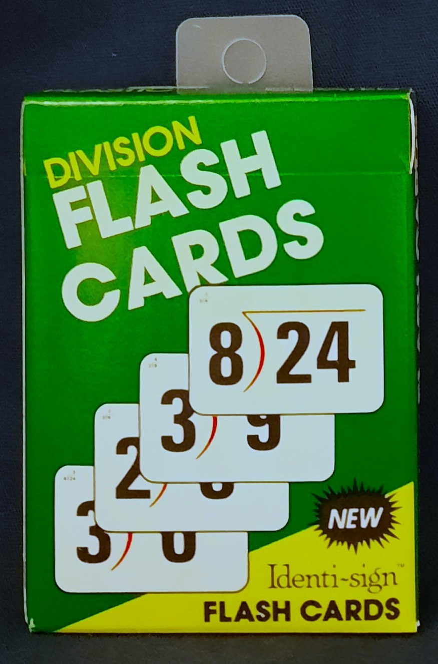 Identi-sign Flash Cards And Hoyle Phonics Cards Add Subtract Division Multiply