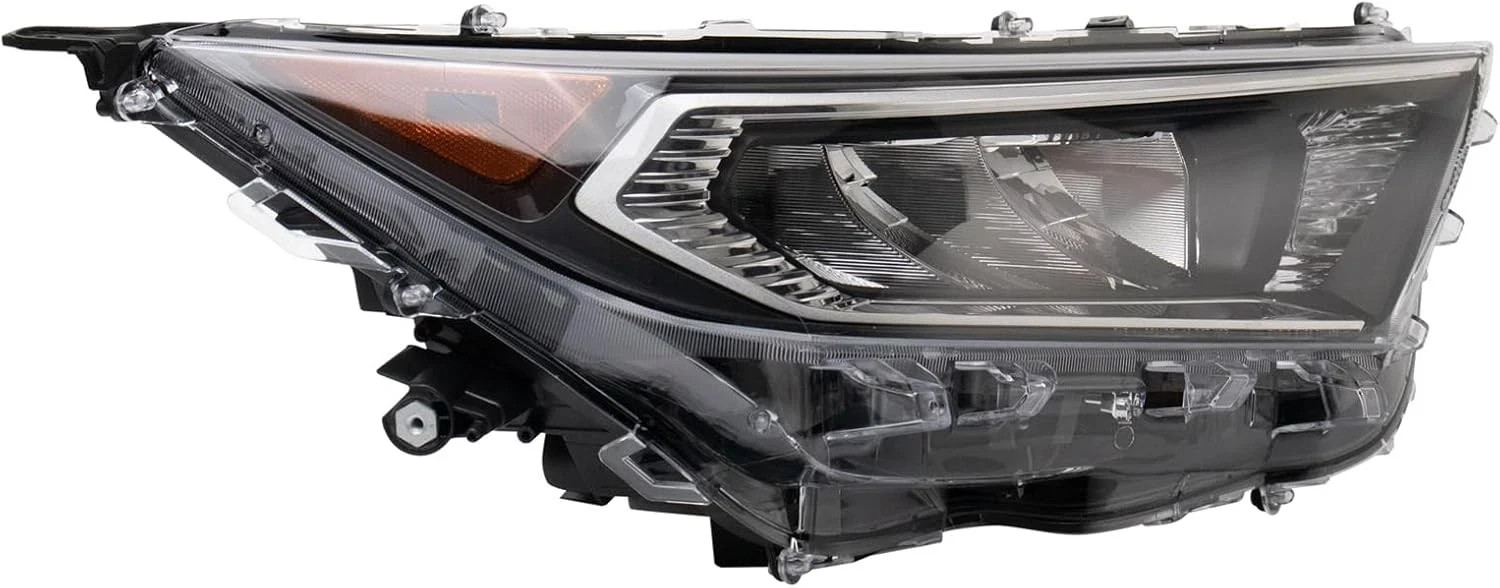 TRQ Right Headlight Assembly Compatible with 2019-2021 Toyota RAV4