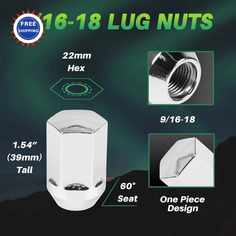 20PCS AUTOPTIM Lug Nuts 2002 2010 Dodge Ram 1500 2006 2010 Dodge Dakota 2004