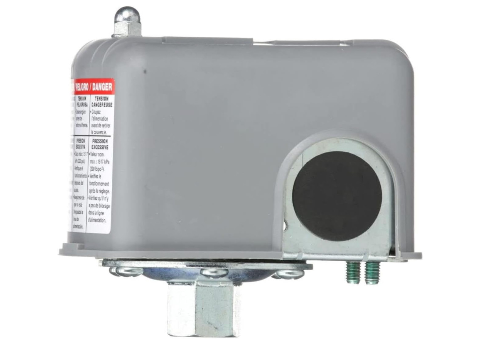 Telemecanique Pumptrol FSG2J24CP 40-60 PSI Water Pump Pressure Switch Grey