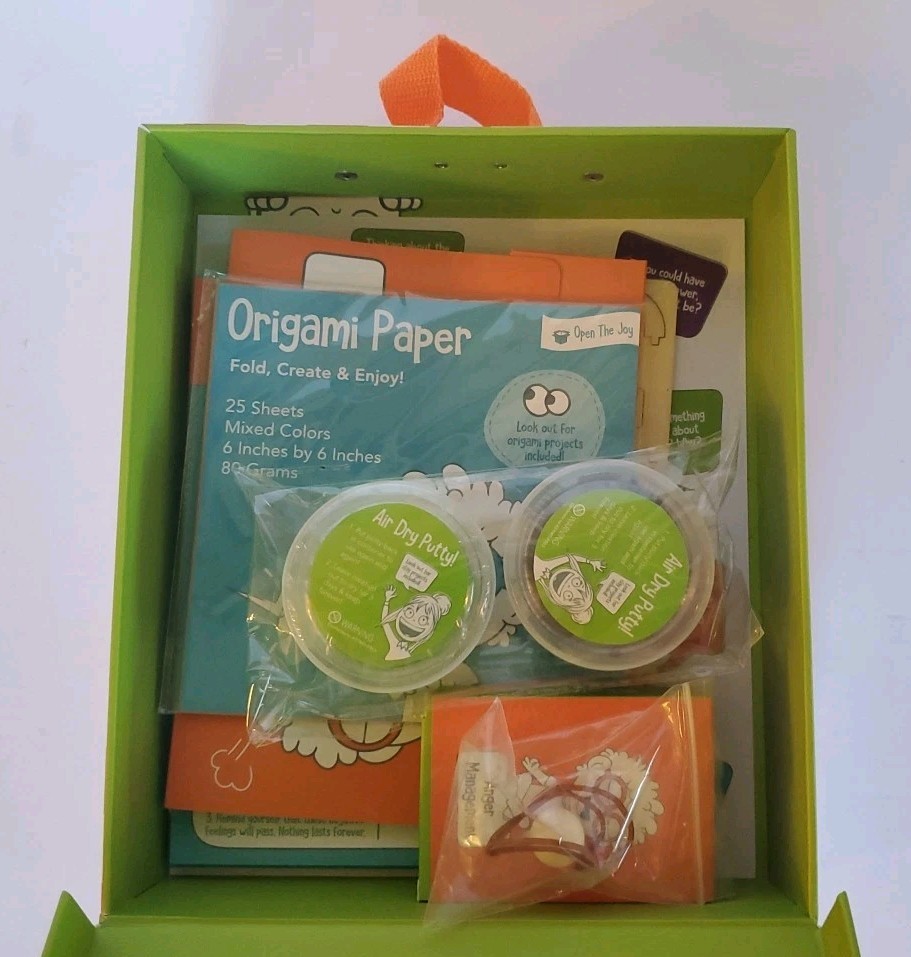 Open The Joy – Anger Management in a Box 50 Calming Activities in a Box – NEW