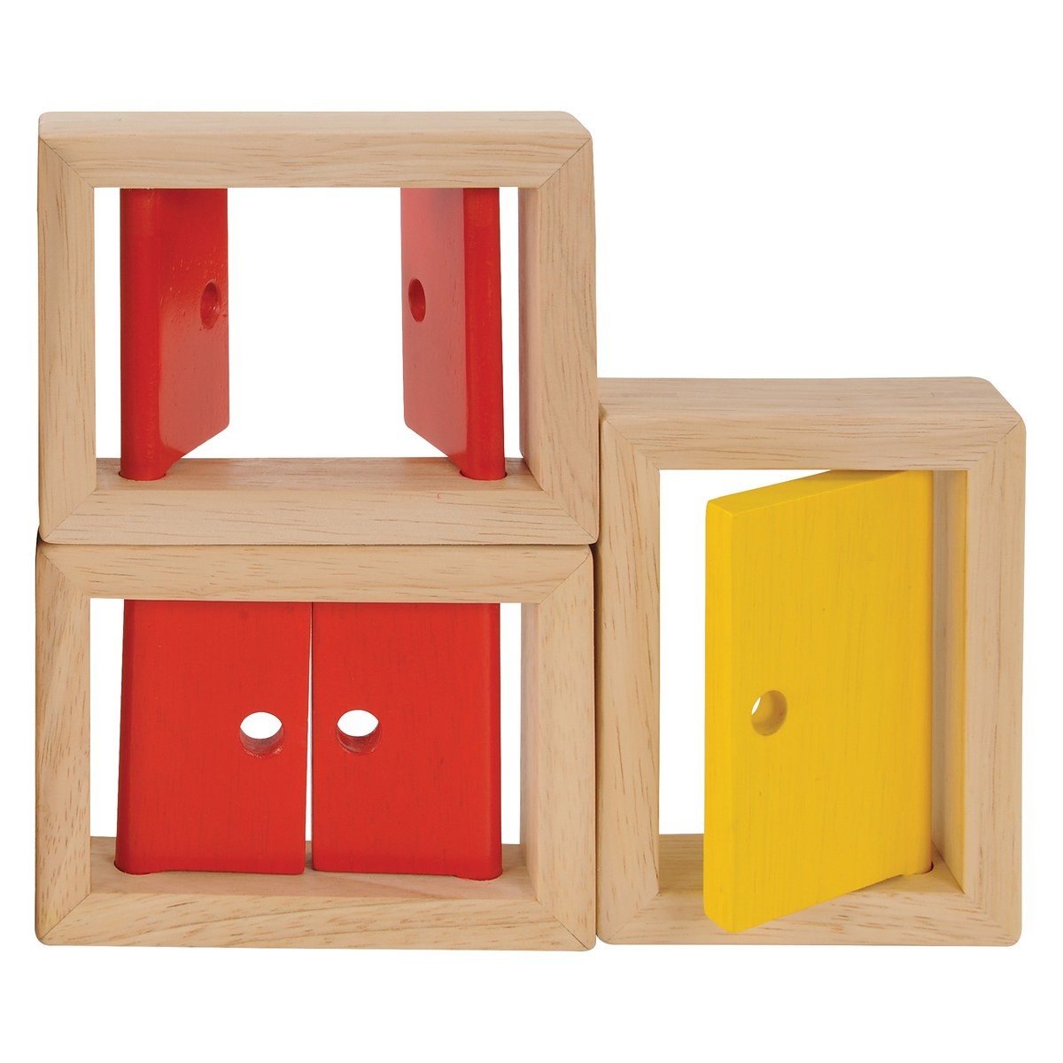 Marvel Education Company Wooden Doors and Windows – 5 Piece Set