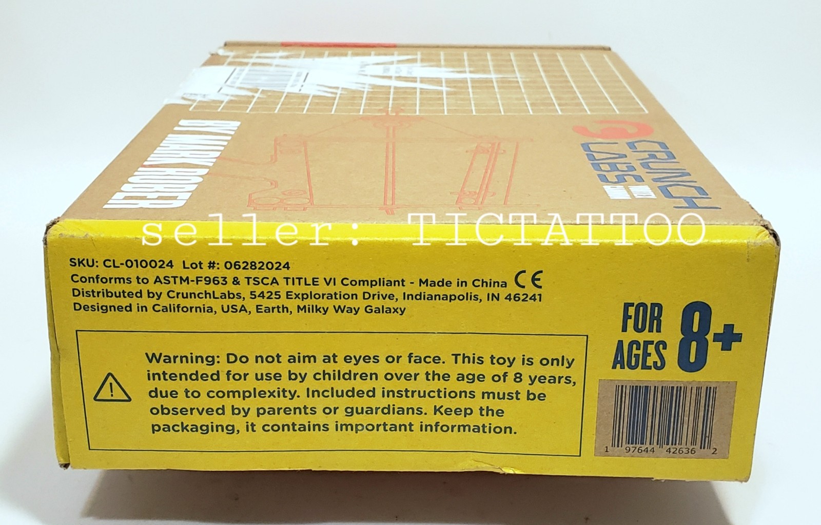 🔥 Crunch Labs VORTEX CANNON Mark Rober STEM Build Kit OPEN BOX Contents Sealed