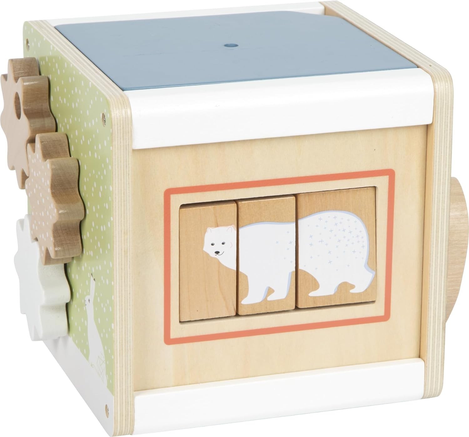 small foot Cube Arctic, FSC 100%-Certified Wood, Motor Activities for Toddlers A