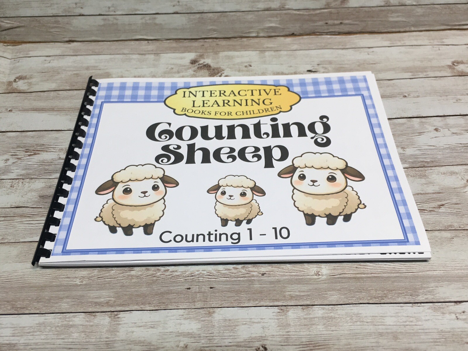 Interactive Learning Books for Children – Counting Sheep 1-10