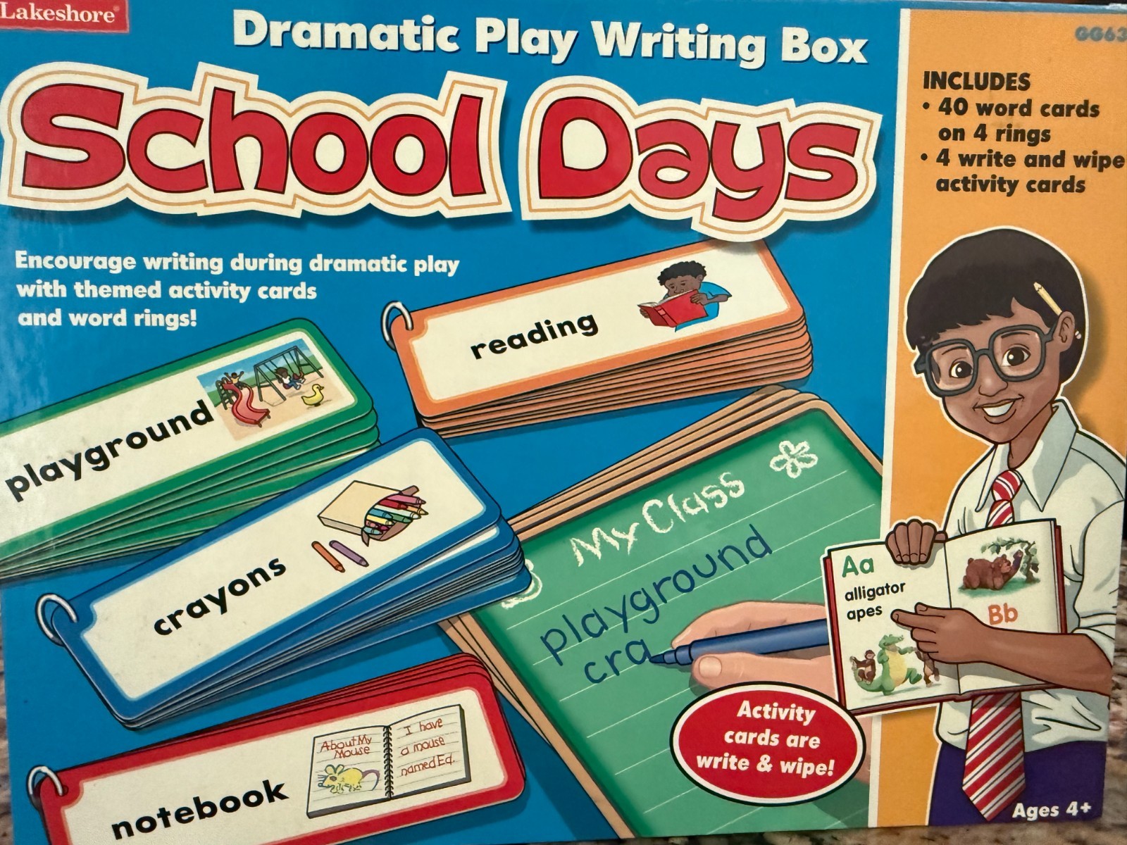Lakeshore Learning Dramatic Play Writing Box:School Days