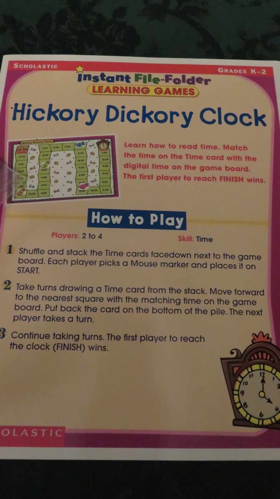Teaching Tools for Learning about Time/Clocks