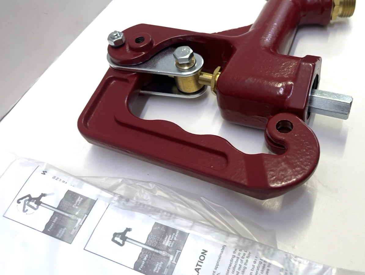 Yard Hydrant 3/8”-16 UNC Head Frost Free Outdoor Faucet Head Connect 3/4” Hose